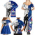 Custom Fiji And Samoa Rugby Family Matching Summer Maxi Dress and Hawaiian Shirt 2023 World Cup Samoan Mix Tapa Pattern - Wonder Print Shop