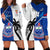 Custom Fiji And Samoa Rugby Hoodie Dress 2023 World Cup Samoan Mix Tapa Pattern - Wonder Print Shop