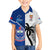 Custom Fiji And Samoa Rugby Kid Hawaiian Shirt 2023 World Cup Samoan Mix Tapa Pattern - Wonder Print Shop