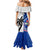 Custom Fiji And Samoa Rugby Mermaid Dress 2023 World Cup Samoan Mix Tapa Pattern - Wonder Print Shop