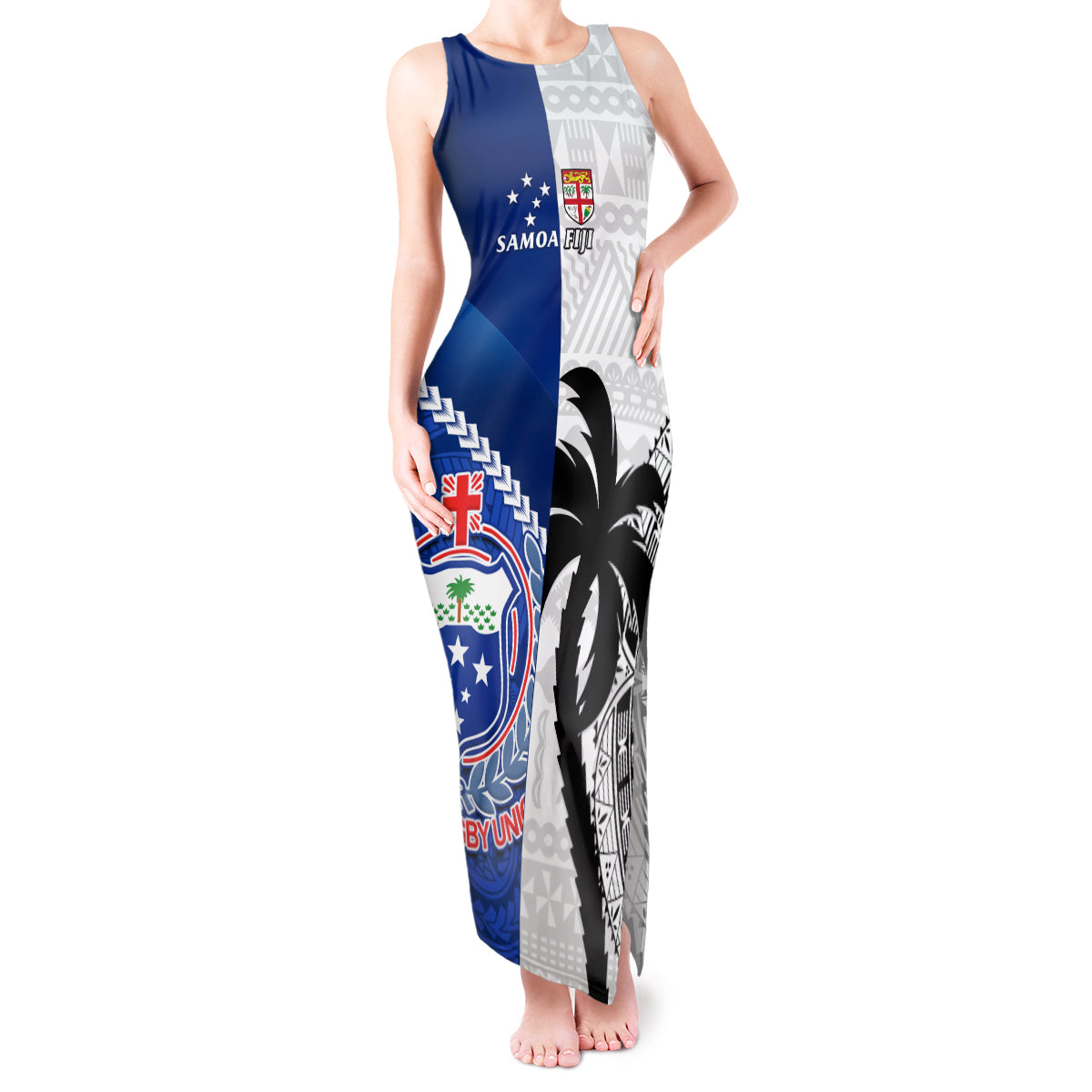 custom-fiji-and-samoa-rugby-tank-maxi-dress-2023-world-cup-samoan-mix-tapa-pattern