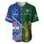 Samoa And Ireland Rugby Baseball Jersey 2023 World Cup Manu Samoa With Shamrocks - Wonder Print Shop