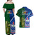 Samoa And Ireland Rugby Couples Matching Off Shoulder Maxi Dress and Hawaiian Shirt 2023 World Cup Manu Samoa With Shamrocks - Wonder Print Shop