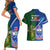 Samoa And Ireland Rugby Couples Matching Short Sleeve Bodycon Dress and Hawaiian Shirt 2023 World Cup Manu Samoa With Shamrocks - Wonder Print Shop