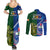 Samoa And Ireland Rugby Couples Matching Summer Maxi Dress and Long Sleeve Button Shirts 2023 World Cup Manu Samoa With Shamrocks - Wonder Print Shop