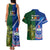 Samoa And Ireland Rugby Couples Matching Tank Maxi Dress and Hawaiian Shirt 2023 World Cup Manu Samoa With Shamrocks - Wonder Print Shop