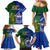 Samoa And Ireland Rugby Family Matching Mermaid Dress and Hawaiian Shirt 2023 World Cup Manu Samoa With Shamrocks - Wonder Print Shop