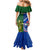 Samoa And Ireland Rugby Family Matching Mermaid Dress and Hawaiian Shirt 2023 World Cup Manu Samoa With Shamrocks - Wonder Print Shop