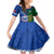 Samoa And Ireland Rugby Family Matching Off Shoulder Short Dress and Hawaiian Shirt 2023 World Cup Manu Samoa With Shamrocks - Wonder Print Shop