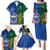 Samoa And Ireland Rugby Family Matching Puletasi Dress and Hawaiian Shirt 2023 World Cup Manu Samoa With Shamrocks - Wonder Print Shop