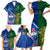 Samoa And Ireland Rugby Family Matching Short Sleeve Bodycon Dress and Hawaiian Shirt 2023 World Cup Manu Samoa With Shamrocks - Wonder Print Shop