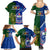 Samoa And Ireland Rugby Family Matching Summer Maxi Dress and Hawaiian Shirt 2023 World Cup Manu Samoa With Shamrocks - Wonder Print Shop