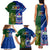 Samoa And Ireland Rugby Family Matching Tank Maxi Dress and Hawaiian Shirt 2023 World Cup Manu Samoa With Shamrocks - Wonder Print Shop