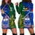 Samoa And Ireland Rugby Hoodie Dress 2023 World Cup Manu Samoa With Shamrocks - Wonder Print Shop