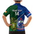 Custom Samoa And Ireland Rugby Family Matching Mermaid Dress and Hawaiian Shirt 2023 World Cup Manu Samoa With Shamrocks - Wonder Print Shop