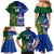 Custom Samoa And Ireland Rugby Family Matching Mermaid Dress and Hawaiian Shirt 2023 World Cup Manu Samoa With Shamrocks - Wonder Print Shop