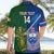 Custom Samoa And Ireland Rugby Hawaiian Shirt 2023 World Cup Manu Samoa With Shamrocks - Wonder Print Shop