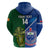 Custom Samoa And Ireland Rugby Hoodie 2023 World Cup Manu Samoa With Shamrocks - Wonder Print Shop