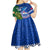 Custom Samoa And Ireland Rugby Kid Short Sleeve Dress 2023 World Cup Manu Samoa With Shamrocks - Wonder Print Shop