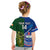 Custom Samoa And Ireland Rugby Kid T Shirt 2023 World Cup Manu Samoa With Shamrocks - Wonder Print Shop