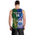 Custom Samoa And Ireland Rugby Men Tank Top 2023 World Cup Manu Samoa With Shamrocks - Wonder Print Shop