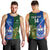 Custom Samoa And Ireland Rugby Men Tank Top 2023 World Cup Manu Samoa With Shamrocks - Wonder Print Shop