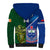 Custom Samoa And Ireland Rugby Sherpa Hoodie 2023 World Cup Manu Samoa With Shamrocks - Wonder Print Shop