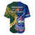 Samoa And South Africa Rugby Baseball Jersey 2023 World Cup Manu Samoa With Springboks - Wonder Print Shop