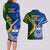 Samoa And South Africa Rugby Couples Matching Long Sleeve Bodycon Dress and Hawaiian Shirt 2023 World Cup Manu Samoa With Springboks - Wonder Print Shop