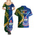 Samoa And South Africa Rugby Couples Matching Summer Maxi Dress and Hawaiian Shirt 2023 World Cup Manu Samoa With Springboks - Wonder Print Shop