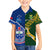 Samoa And South Africa Rugby Family Matching Long Sleeve Bodycon Dress and Hawaiian Shirt 2023 World Cup Manu Samoa With Springboks - Wonder Print Shop