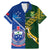 Samoa And South Africa Rugby Family Matching Mermaid Dress and Hawaiian Shirt 2023 World Cup Manu Samoa With Springboks - Wonder Print Shop