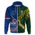 Samoa And South Africa Rugby Hoodie 2023 World Cup Manu Samoa With Springboks - Wonder Print Shop