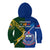 Samoa And South Africa Rugby Kid Hoodie 2023 World Cup Manu Samoa With Springboks - Wonder Print Shop