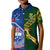 Samoa And South Africa Rugby Kid Polo Shirt 2023 World Cup Manu Samoa With Springboks - Wonder Print Shop