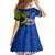 Samoa And South Africa Rugby Kid Short Sleeve Dress 2023 World Cup Manu Samoa With Springboks - Wonder Print Shop