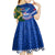 Samoa And South Africa Rugby Kid Short Sleeve Dress 2023 World Cup Manu Samoa With Springboks - Wonder Print Shop