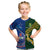 Samoa And South Africa Rugby Kid T Shirt 2023 World Cup Manu Samoa With Springboks - Wonder Print Shop