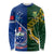 Samoa And South Africa Rugby Long Sleeve Shirt 2023 World Cup Manu Samoa With Springboks - Wonder Print Shop