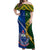 Samoa And South Africa Rugby Off Shoulder Maxi Dress 2023 World Cup Manu Samoa With Springboks - Wonder Print Shop