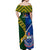 Samoa And South Africa Rugby Off Shoulder Maxi Dress 2023 World Cup Manu Samoa With Springboks - Wonder Print Shop