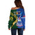 Samoa And South Africa Rugby Off Shoulder Sweater 2023 World Cup Manu Samoa With Springboks - Wonder Print Shop