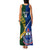 Custom Samoa And South Africa Rugby Family Matching Tank Maxi Dress and Hawaiian Shirt 2023 World Cup Manu Samoa With Springboks - Wonder Print Shop