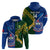 Custom Samoa And South Africa Rugby Hoodie 2023 World Cup Manu Samoa With Springboks - Wonder Print Shop