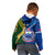 Custom Samoa And South Africa Rugby Kid Hoodie 2023 World Cup Manu Samoa With Springboks - Wonder Print Shop