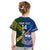 Custom Samoa And South Africa Rugby Kid T Shirt 2023 World Cup Manu Samoa With Springboks - Wonder Print Shop