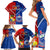 Samoa And Tonga Rugby Family Matching Short Sleeve Bodycon Dress and Hawaiian Shirt 2023 World Cup Manu Samoa With Ikale Tahi - Wonder Print Shop