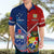 Samoa And Tonga Rugby Hawaiian Shirt 2023 World Cup Manu Samoa With Ikale Tahi - Wonder Print Shop