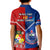 Samoa And Tonga Rugby Kid Polo Shirt 2023 World Cup Manu Samoa With Ikale Tahi - Wonder Print Shop