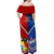 Samoa And Tonga Rugby Off Shoulder Maxi Dress 2023 World Cup Manu Samoa With Ikale Tahi - Wonder Print Shop